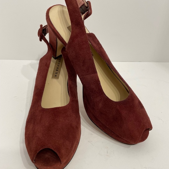 Apostrophe Maude Platform Sandals , 8.5 M Russet Bwn - Picture 1 of 8